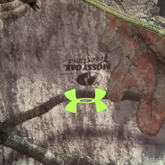 Under Armour ColdGear Jacket Neon Accents (Mossy Oak) - Picture 4 of 15